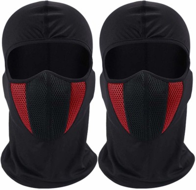 Rhtdm Black, Red Bike Face Mask for Men & Women(Size: Free,  Balaclava)