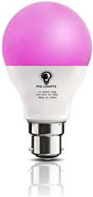mg lights 5 W Basic Arbitrary B22 LED Bulb(Pink)