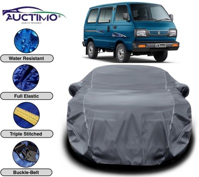 AUCTIMO Car Cover For Maruti Suzuki Omni (With Mirror Pockets)(Grey)