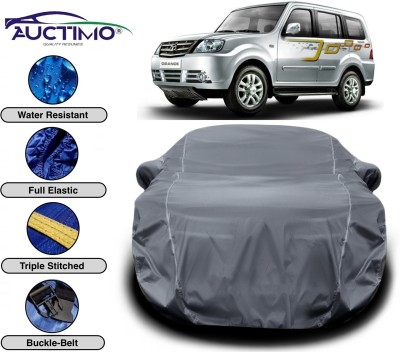 AUCTIMO Car Cover For Tata Sumo Grande MK II (With Mirror Pockets)(Grey)