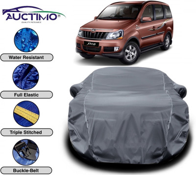 AUCTIMO Car Cover For Mahindra Xylo (With Mirror Pockets)(Grey)