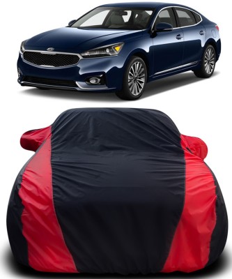 Gavya Car Cover For Kia Cadenza (With Mirror Pockets)(Black, Red)