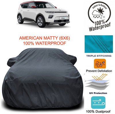 ProRox Car Cover For Kia Soul EV (With Mirror Pockets)(Grey)