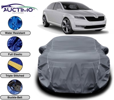 AUCTIMO Car Cover For Skoda Laura (With Mirror Pockets)(Grey)