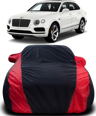 Gavya Car Cover For Bentley Bentayga (With Mirror Pockets)(Black, Red)