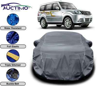 AUCTIMO Car Cover For Tata Sumo Gold (With Mirror Pockets)(Grey)