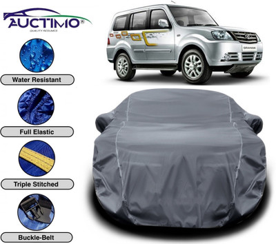 AUCTIMO Car Cover For Tata Sumo (With Mirror Pockets)(Grey)