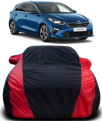 ProRox Car Cover For Kia ceed (With Mirror Pockets)(Black, Red)