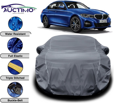 AUCTIMO Car Cover For BMW 3 Series (With Mirror Pockets)(Grey)