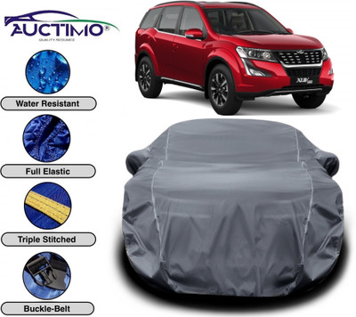 AUCTIMO Car Cover For Mahindra XUV 500 (With Mirror Pockets)(Grey)