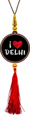 ClassiGiftz I Love Delhi Car Hanging Ornament(Pack of 1)