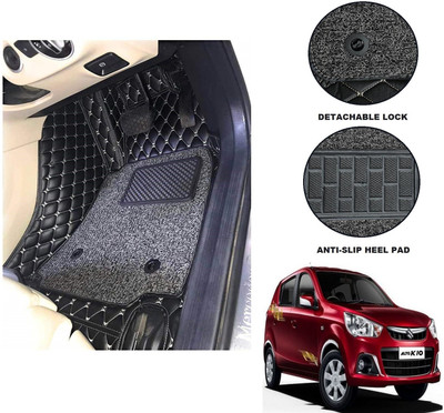 Auto Hub Leatherite 7D Mat For  Maruti Suzuki Alto K10(Black)