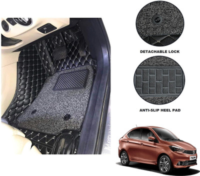 Auto Hub Leatherite 7D Mat For  Tata Tigor(Black)