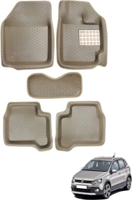 MOCKHE EVA, Plastic 3D Mat For  Volkswagen Polo Cross(Beige)