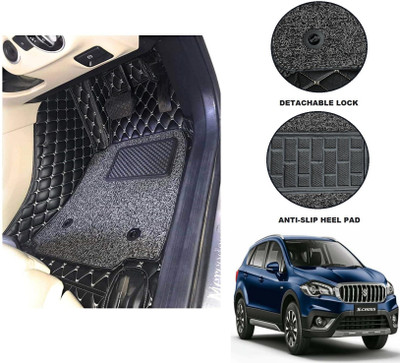 Auto Hub Leatherite 7D Mat For  Maruti Suzuki S-Cross(Black)
