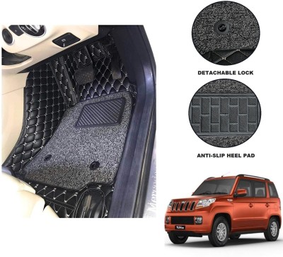 Auto Hub Leatherite 7D Mat For  Mahindra TUV-300(Black)