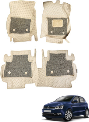 MOCKHE EVA, Leatherite 7D Mat For  Volkswagen Polo(Beige)
