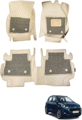 Auto Hub Leatherite 7D Mat For  Hyundai Grand i10 Nios(Beige)