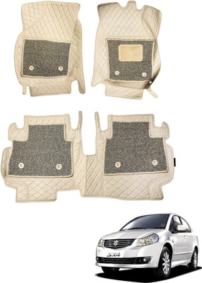 MOCKHE Leatherite 7D Mat For  Maruti Suzuki SX4(Beige)
