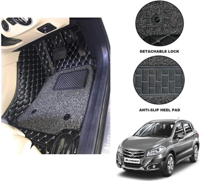 Auto Hub Leatherite 7D Mat For  Maruti Suzuki S-Cross(Black)