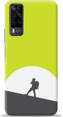 Crafter Back Cover for Vivo Y31(Green, Shock Proof, Pack of: 1)