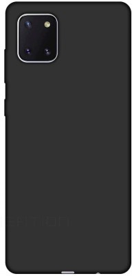Phone Care Back Cover for Samsung Galaxy Note10 Lite(Black, Grip Case, Pack of: 1)