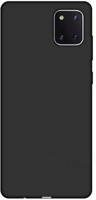 Phone Care Back Cover for Samsung Galaxy Note10 Lite(Black, Grip Case, Pack of: 1)