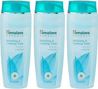 HIMALAYA Refreshing And Clarifying Toner All Skin Types 100ml Pack Of 3 Face Wash(300 ml)