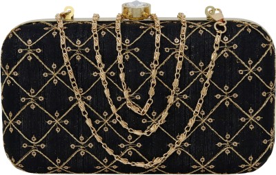 AILTINO Party Black, Gold  Clutch