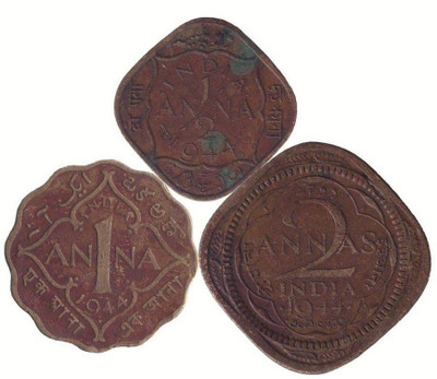 Coins & Stamps British India Coins King George 6 Set of 3 Different Nickel Brass Modern Coin Collection(3 Coins)