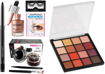 Crynn Smudge Proof Waterproof Kajal(7 Items in the set)