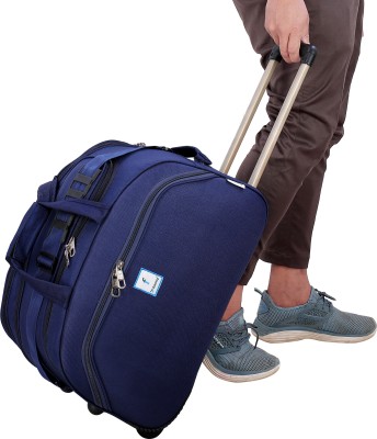 FLEXY (Expandable) Small Cabin Luggage (20 Inch) - Antiscratch Trolley Bag Duffel With Wheels (Strolley)