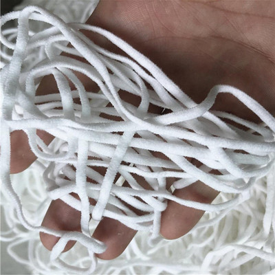 DYNASOUR Elastic Thread and Cord White Elastic(50 m)