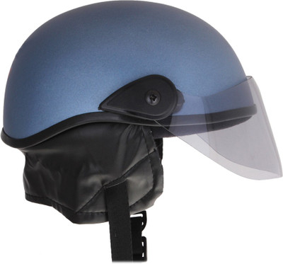 Western Era Stylish Lovable Helmet for Kids || Baby Safety and Comfort || (3-12 Yrs) Motorbike Helmet(Blue Metallic Matte)