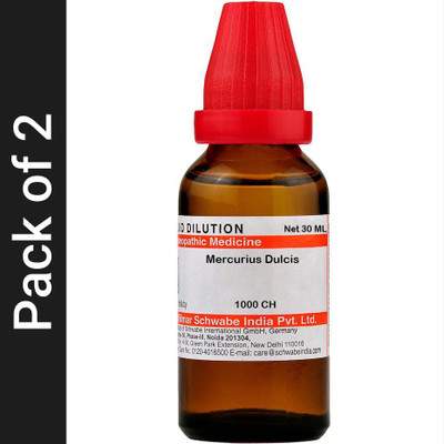 Dr.Willmar Schwabe India Mercurius Dulcis 1000 CH Dilution(2 x 30 ml)