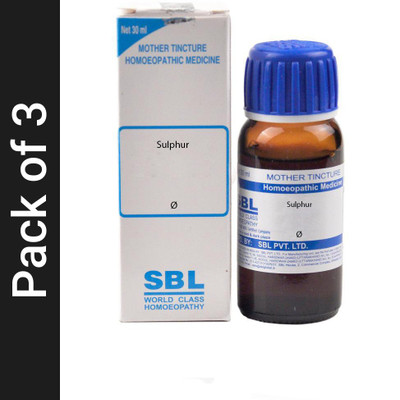 SBL Sulphur Q Mother Tincture(3 x 30 ml)