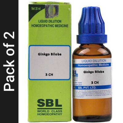 SBL Ginkgo Biloba 3 CH Dilution(2 x 30 ml)