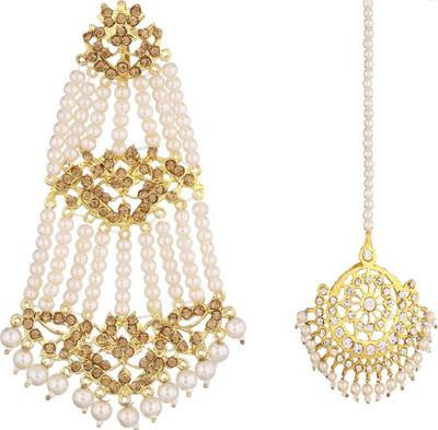 hurrio Mother of Pearl Gold-plated White, Gold Jewellery Set(Pack of 1)