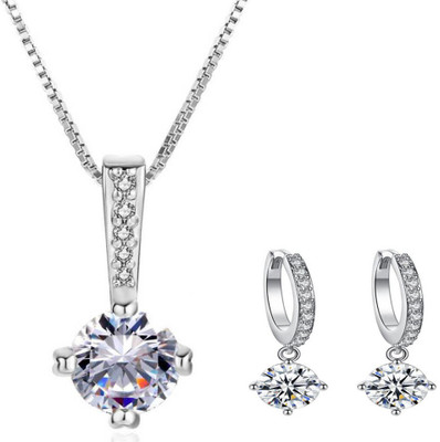 MYKI Stainless Steel Sterling Silver Silver Jewellery Set(Pack of 1)
