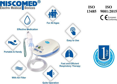 1% OFF on NISCOMED Spiritus Nebulizer(White & Blue) 1% OFF on NISCOMED Spiritus Nebulizer(White & Blue)