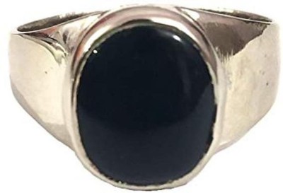 Aurra Stores Stone Onyx Silver Plated Ring