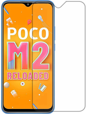 TINGTONG Tempered Glass Guard for Poco M2 Reloaded(Pack of 1)