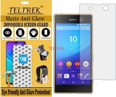 TELTREK Tempered Glass Guard for SONY XPERIA M5 DUAL (Matte Flexible Shatterproof)(Pack of 1)