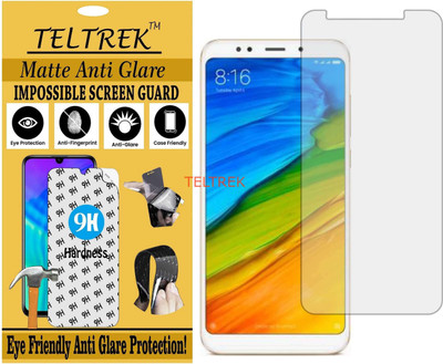 TELTREK Tempered Glass Guard for MI REDMI NOTE 5 (Matte Flexible Shatterproof)(Pack of 1)