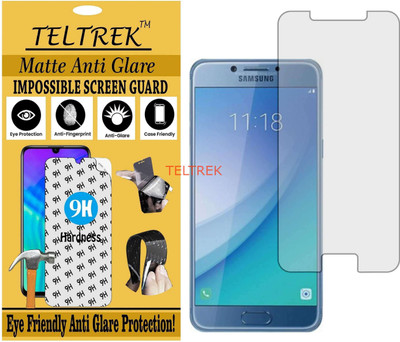 TELTREK Tempered Glass Guard for SAMSUNG GALAXY C5 PRO (Matte Flexible Shatterproof)(Pack of 1)