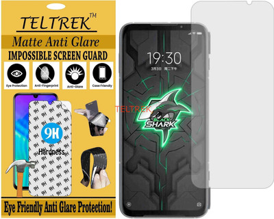 TELTREK Tempered Glass Guard for XIAOMI REDMI BLACK SHARK 3 PRO (Matte Flexible Shatterproof)(Pack of 1)