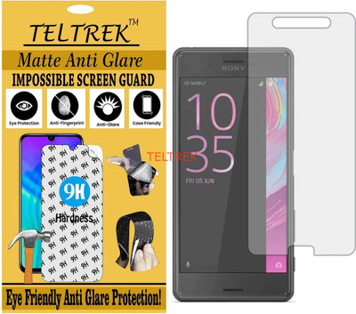 TELTREK Tempered Glass Guard for SONY XPERIA X (Matte Flexible Shatterproof)(Pack of 1)