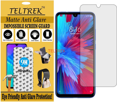 TELTREK Tempered Glass Guard for XIAOMI REDMI NOTE 7S (Matte Flexible Shatterproof)(Pack of 1)