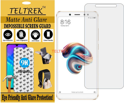 TELTREK Tempered Glass Guard for MI REDMI NOTE 5 PRO (Matte Flexible Shatterproof)(Pack of 1)