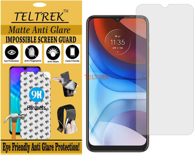 TELTREK Tempered Glass Guard for MOTOROLA E7 POWER (Matte Flexible Shatterproof)(Pack of 1)